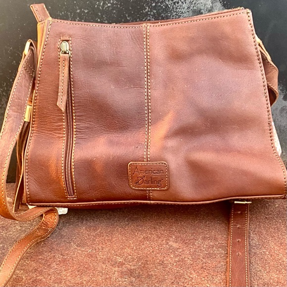 Leopard Hair on Cowhide Concho Purse - Picture 4 of 5